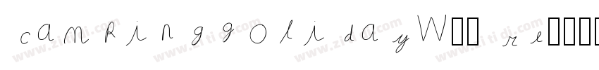 campingholidayW05 re字体转换
